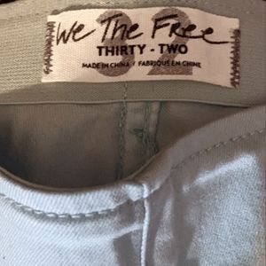 Baby blue Free People pull on bells sz 32